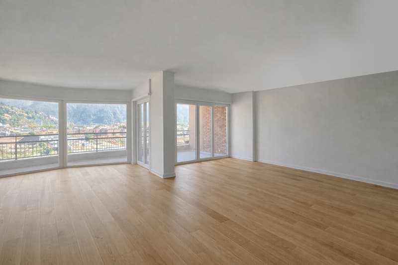 SPLENDID 4.5 ROOMS WITH LAKE VIEW IN CENTRAL AREA OF LUGANO (3)
