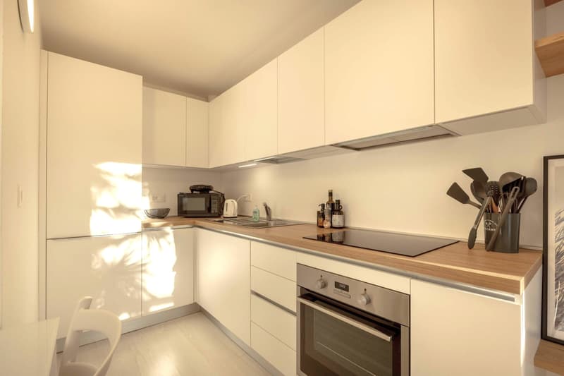 Beautiful 1.5 rooms for rent with garden and pool in Morcote (4)