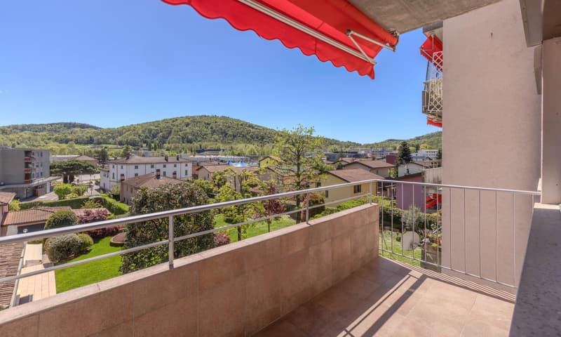 3.5 LOCALI RISTRUTTURATO CON VISTA APERTA NEL VERDE A STABIO (1)