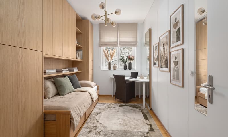 SPACIOUS 4.5-ROOM APARTMENT WITH LAKE VIEW AND TERRACE IN CENTRAL LUGANO (8)