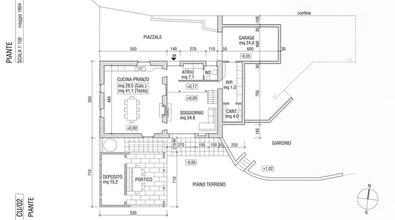 CASA TICINESE 6.5 LOCALI CON GIARDINO E PISCINA A CURIO (10)