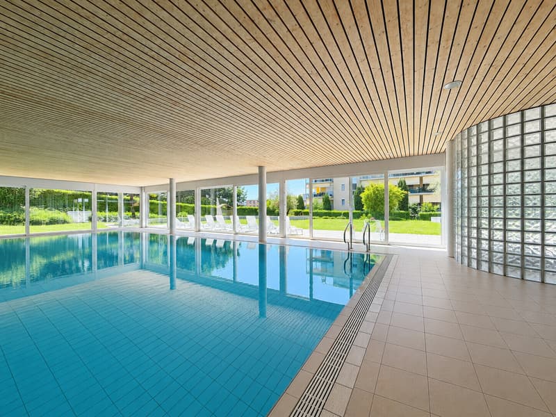 MODERNO 3.5 CON 2 GIARDINI, PISCINA E PALESTRA A PREGASSONA (2)