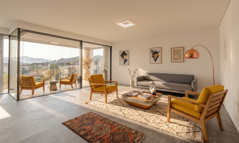 LUMINOSO 3.5 LOCALI CON TERRAZZA E VISTA LAGO A MASSAGNO (2)