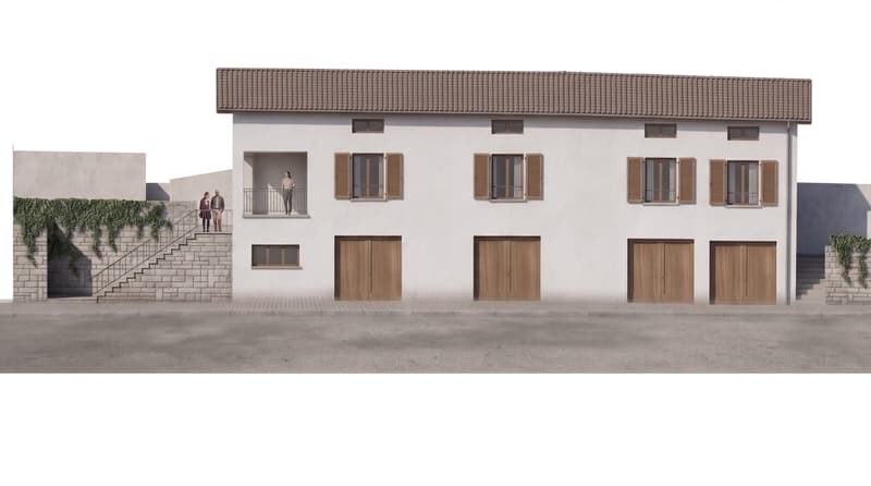 GRANDE CASA 4.5 LOCALI DA RISTRUTTURARE AD ARANNO (9)