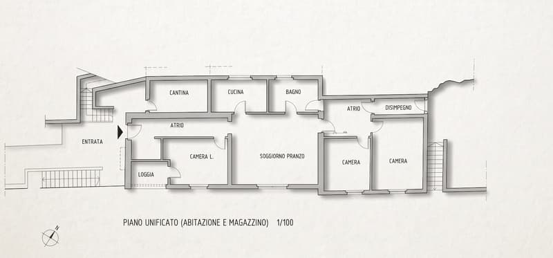 GRANDE CASA 4.5 LOCALI DA RISTRUTTURARE AD ARANNO (11)