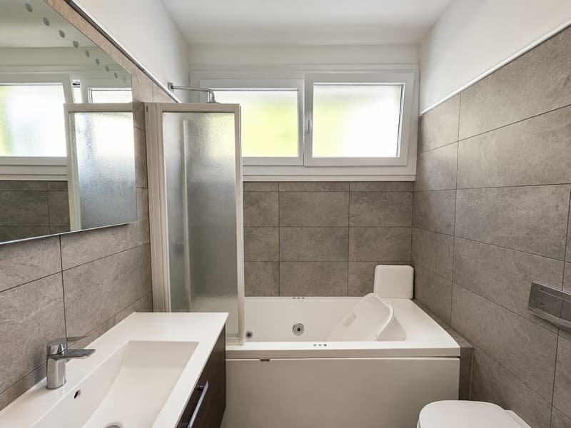GRANDE 3.5 LOCALI CON AMPIO GIARDINO PRIVATO A LUGANO BESSO (7)