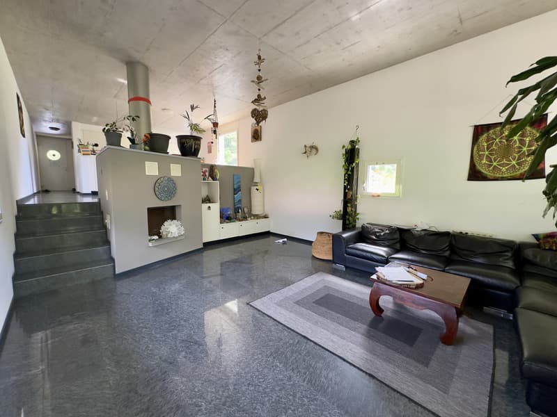 MODERNA CASA 7 LOCALI CON AMPIO GIARDINO A GIORNICO (2)