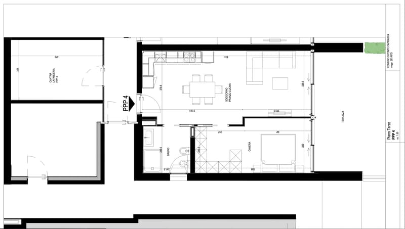 MODERNO E AMPIO 2.5 CON GIARDINO PRIVATO A PONTE CAPRIASCA (10)