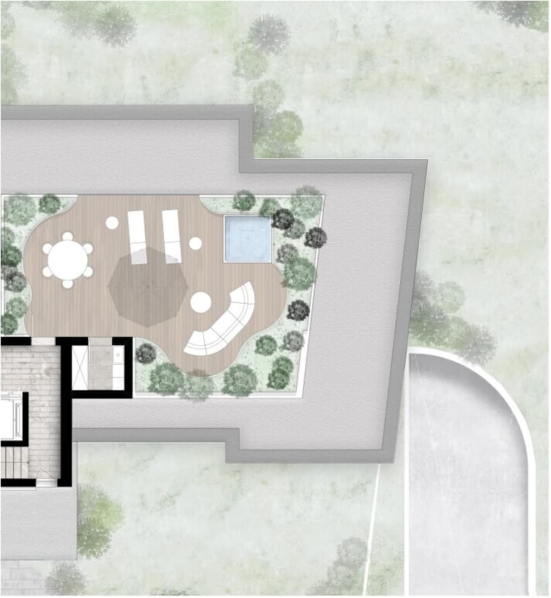 4.5 DI LUSSO CON ROOFTOP E PISCINA PRIVATI A PREGASSONA (8)