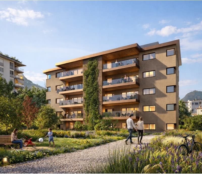 4.5 DI LUSSO CON ROOFTOP E PISCINA PRIVATI A PREGASSONA (5)
