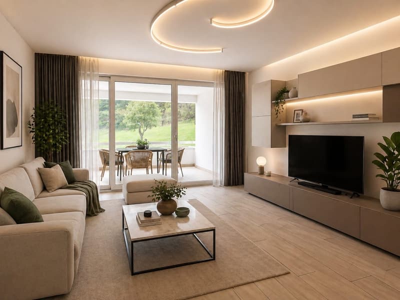 RENT TO BUY - MODERNO 3.5 LOCALI CON TERRAZZA A CARONA (3)