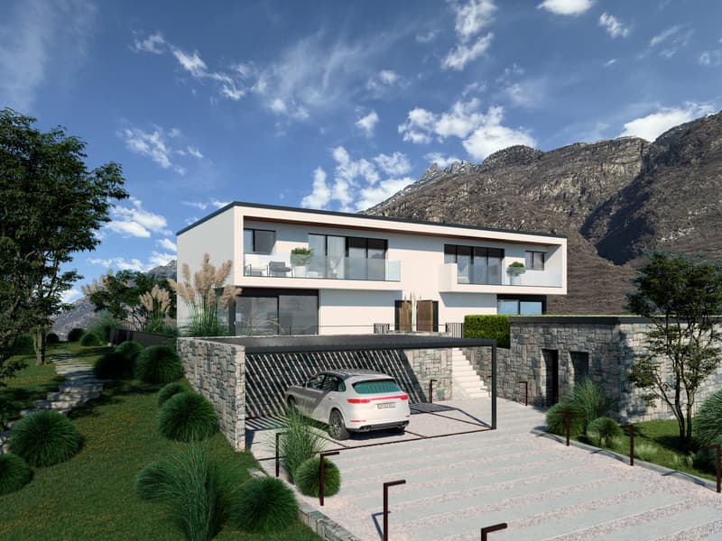 MODERNA VILLA DI 4.5 LOCALI CON GIARDINO PRIVATO A BIASCA (8)