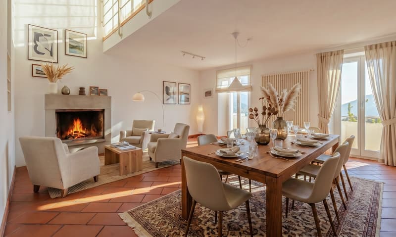 DIMORA STORICA DI 9 LOCALI CON TERRAZZA PANORAMICA AD AROGNO (1)