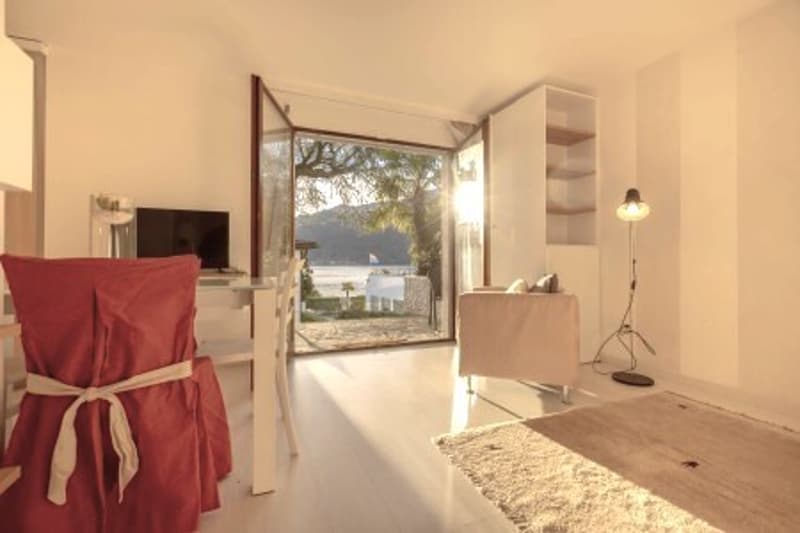 BELLISSIMO 1.5 A REDDITO CON GIARDINO E PISCINA A MORCOTE (3)