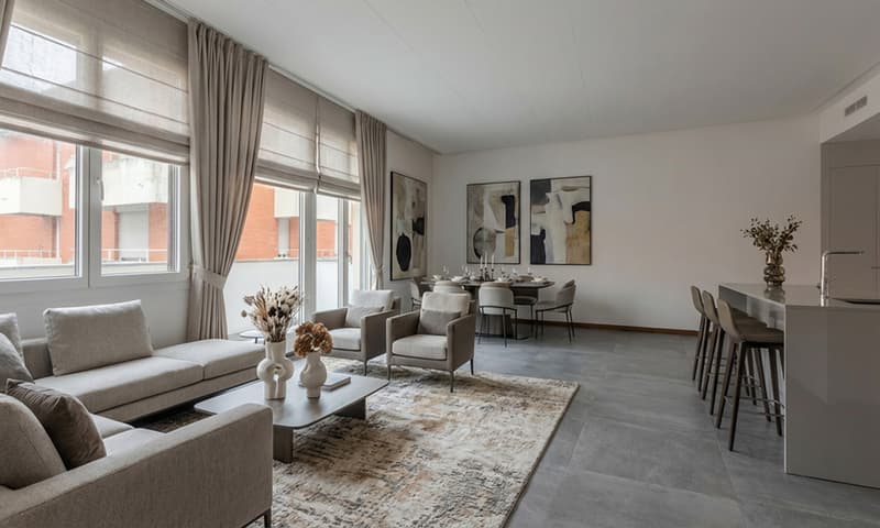 PRATICO E AMPIO 2.5 LOCALI CON BALCONE E POSTO AUTO A LUGANO (1)