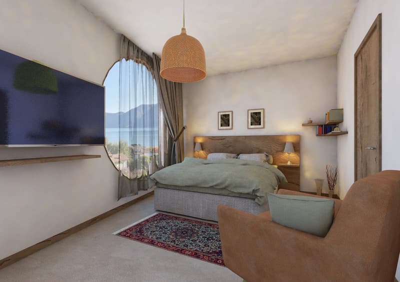 LUSSUOSO 3.5 LOCALI CON GIARDINO PRIVATO IN CENTRO LUGANO (3)