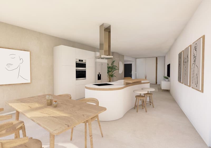 LUSSUOSO 3.5 LOCALI CON GIARDINO PRIVATO IN CENTRO LUGANO (1)