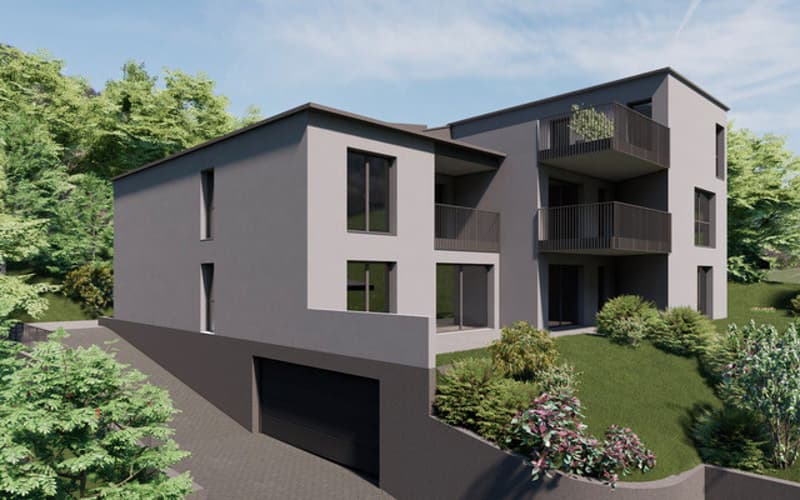 LUMINOSO ATTICO 3.5 LOCALI NEL VERDE CON TERRAZZA A LUMINO (8)