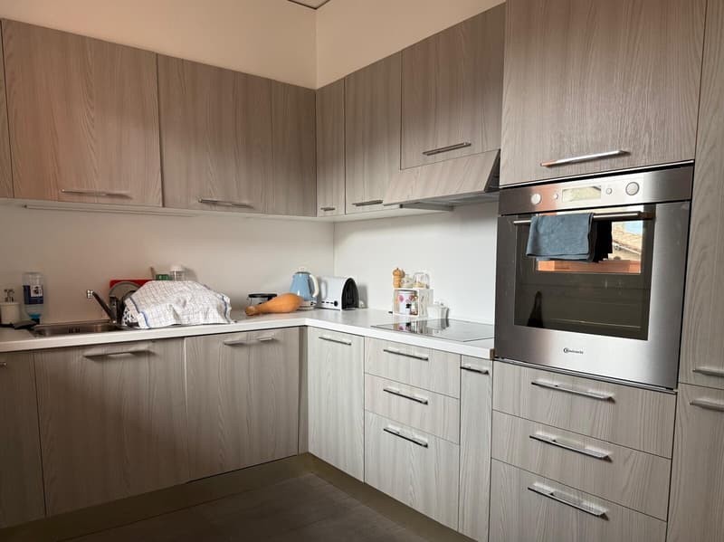 AMPIO E CONFORTEVOLE 3.5 LOCALI CON DUE BALCONI A CHIASSO (5)