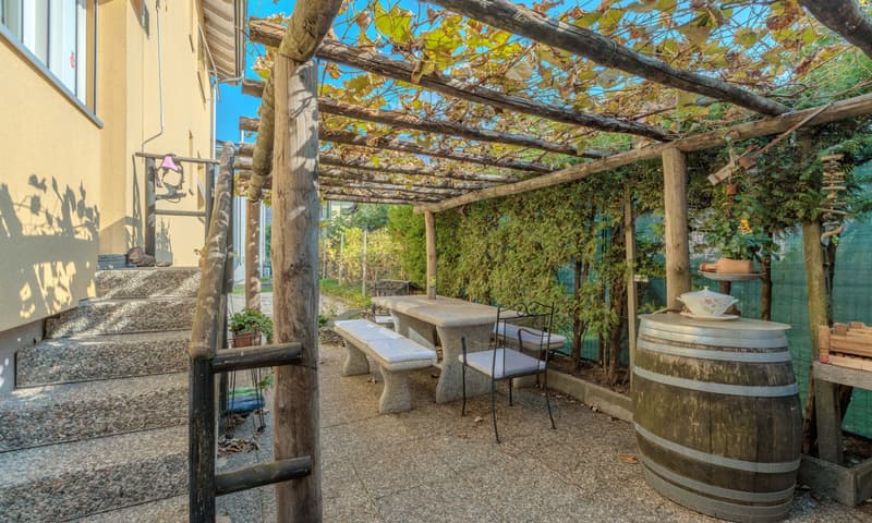 STUPENDA VILLA 8.5 LOCALI CON GIARDINO E GROTTO A GIUBIASCO (8)
