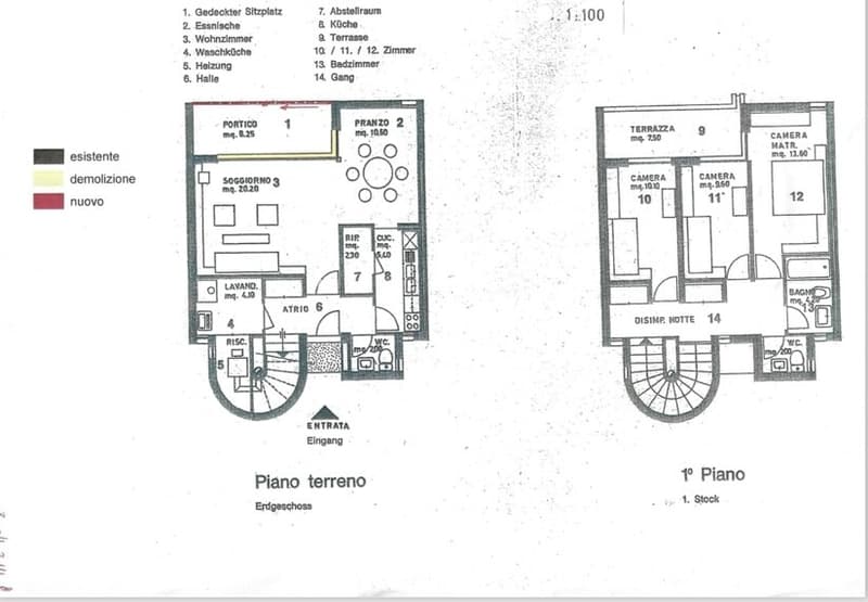 OCCASIONE - CASA 4.5 LOCALI CON GIARDINO A PONTE CAPRIASCA (11)