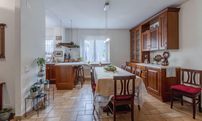 ACCOGLIENTE E GRAZIOSA CASA 5.5 CON GIARDINO A MEDEGLIA (2)