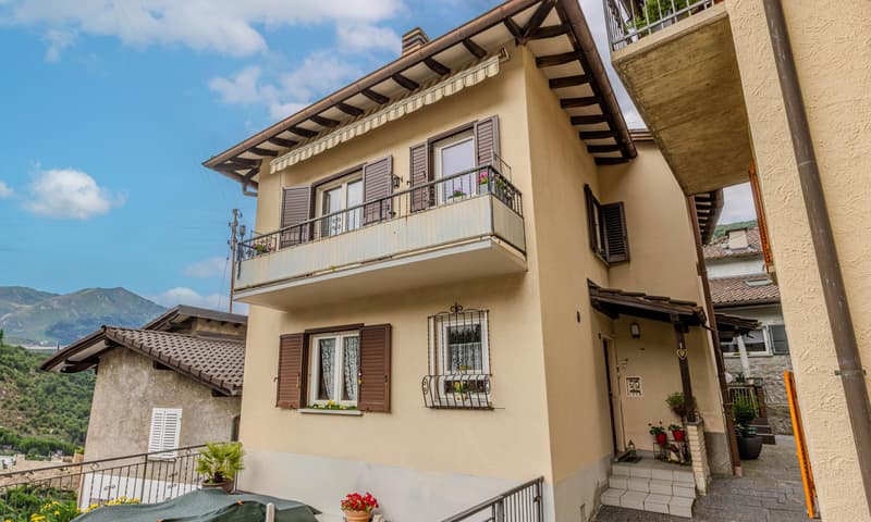 ACCOGLIENTE E GRAZIOSA CASA 5.5 CON GIARDINO A MEDEGLIA (9)