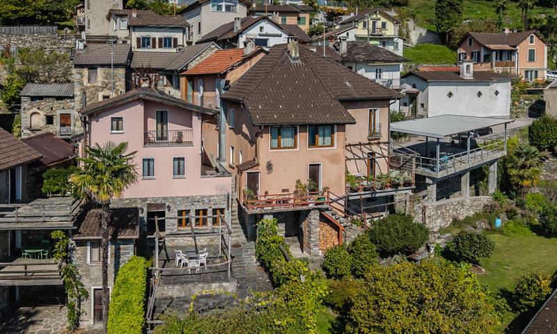 STABILE VISTA LAGO CON 3 UNITA', RISTORANTE E B&B A BRISSAGO (9)