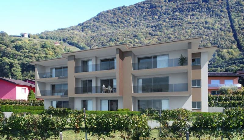 NUOVO 4.5 LOCALI CON BALCONE E VISTA APERTA A BELLINZONA (9)