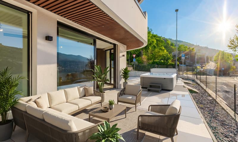 SPLENDIDA VILLA VISTA LAGO CON POSTO BARCA A BRUSINO ARSIZIO (5)