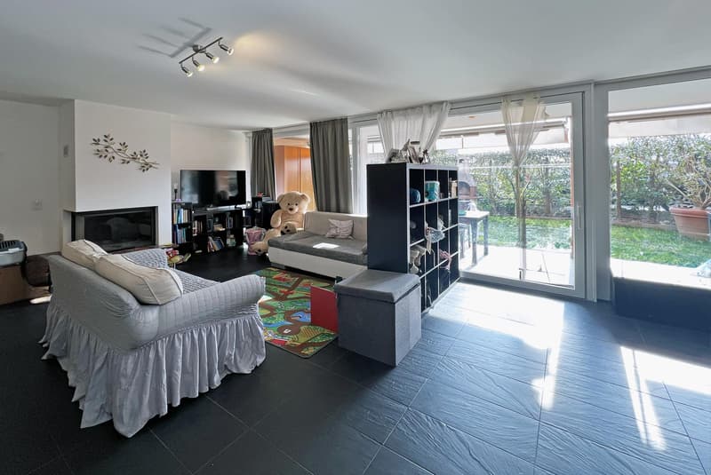 AMPIO DUPLEX 3.5 LOCALI CON GIARDINO PRIVATO AD AGNO (6)