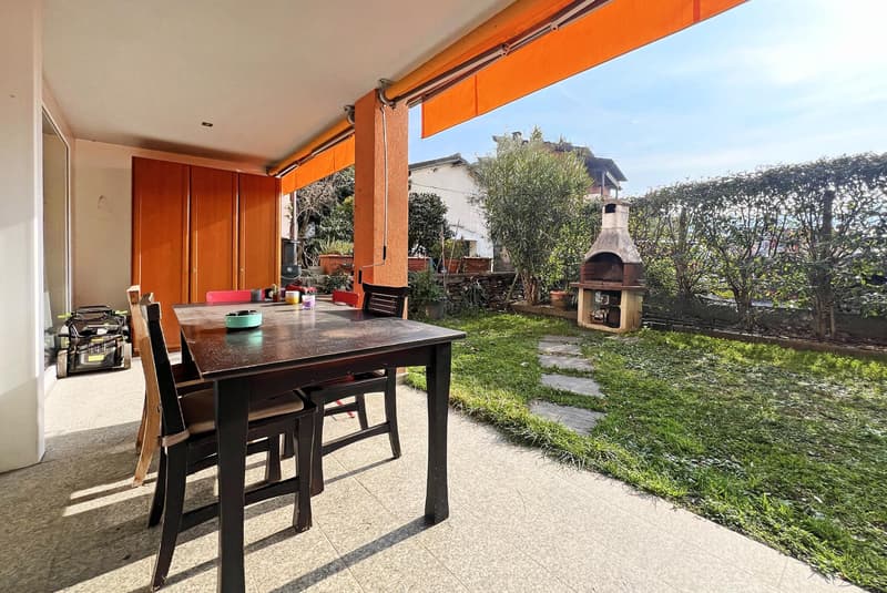 AMPIO DUPLEX 3.5 LOCALI CON GIARDINO PRIVATO AD AGNO (2)