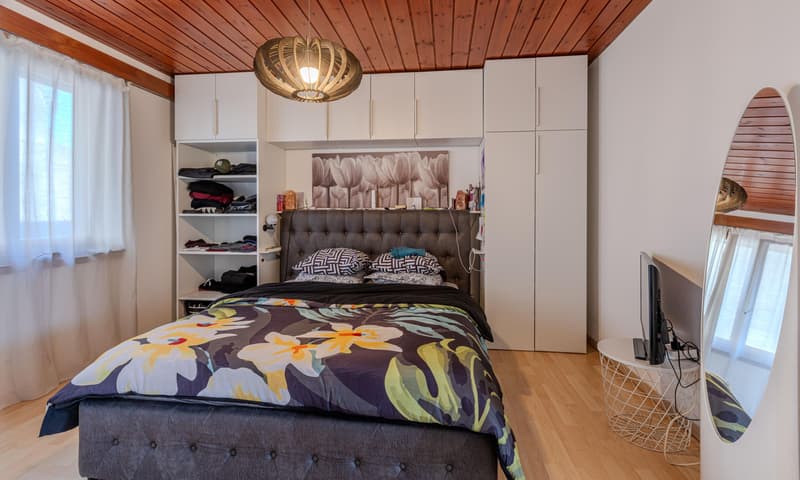 STUPENDA VILLA GEMELLA 5.5 CON VISTA LAGO PARZIALE AD AGNO (8)