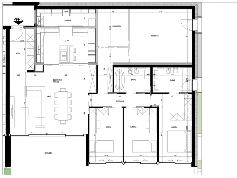 STUPENDO 5.5 LOCALI CON GIARDINO E PISCINA A PONTE CAPRIASCA (10)