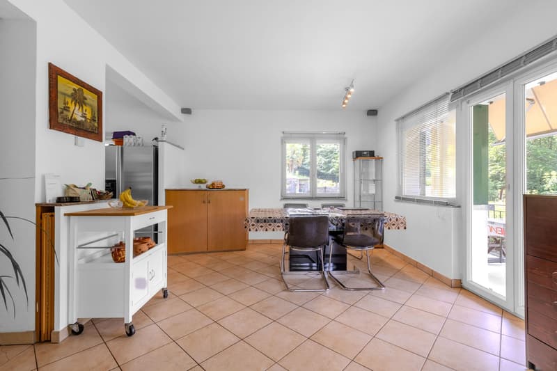 SPAZIOSA VILLA BIFAMILIARE 6.5 CON GIARDINO A CARABBIA (9)