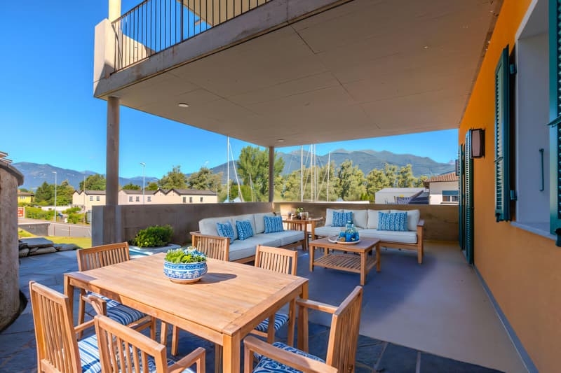 BELLISSIMO 4.5 LOCALI CON AMPIA TERRAZZA COPERTA A MAGADINO (2)