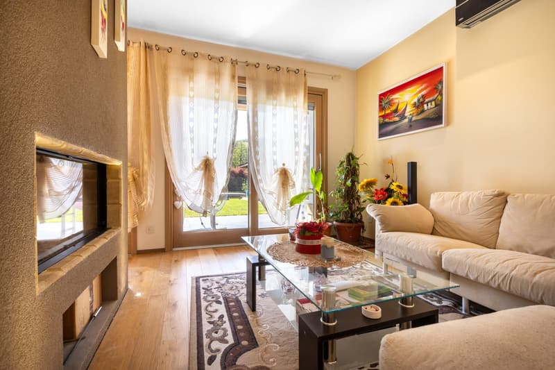 SPLENDIDA VILLA 6.5 LOCALI SU UN PIANO CON GIARDINO A STABIO (5)