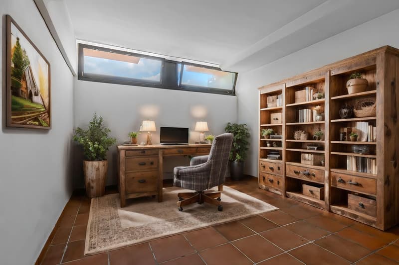 VILLA IN ZONA RISERVATA CON AMPIO GIARDINO A COLDRERIO (7)