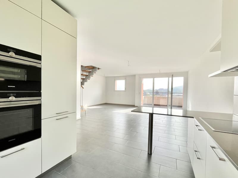 AFFITTASI MODERNO 4.5 LOCALI DUPLEX CON TERRAZZA A STABIO (2)