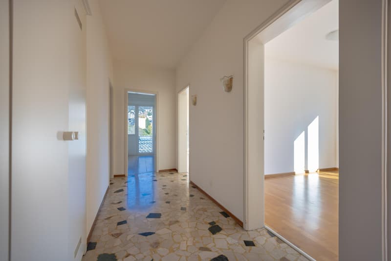 SPAZIOSO 3.5 LOCALI PIANO ALTO CON VISTA APERTA A CHIASSO (6)