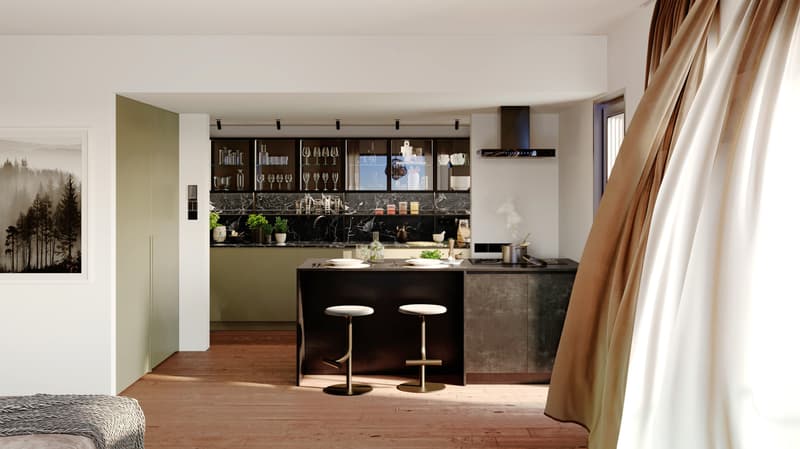 BELLISSIMO 4.5 LOCALI ALTO STANDING CON TERRAZZA A VACALLO (3)