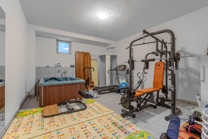 STUPENDA VILLA 5.5 LOCALI COME NUOVA CON PISCINA A MANNO (11)