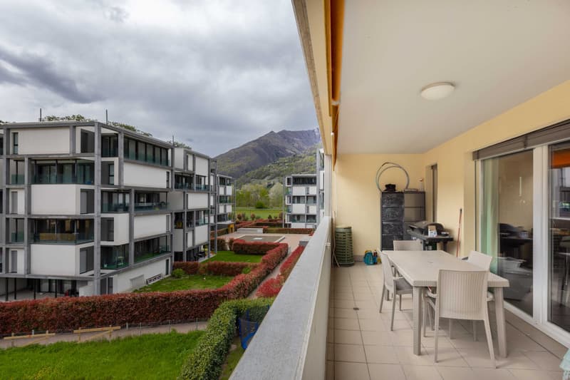 SPAZIOSO 4.5 CON BALCONE IN ZONA STRATEGICA A BELLINZONA (1)