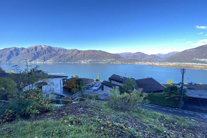 TERRENO EDIFICABILE CON VISTA LAGO APERTA A GERRA GAMBAROGNO (1)