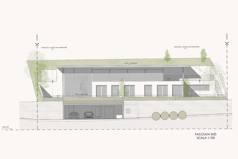 PROGETTO APPROVATO PER CASA BIFAMILIARE VISTA LAGO A NEGGIO (5)