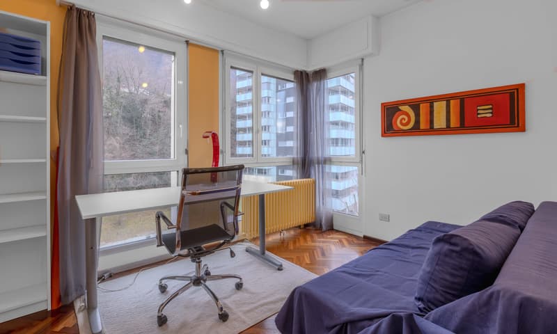 OCCASIONE - AMPIO 3.5 LOCALI CON BOX E VISTA APERTA A LUGANO (6)