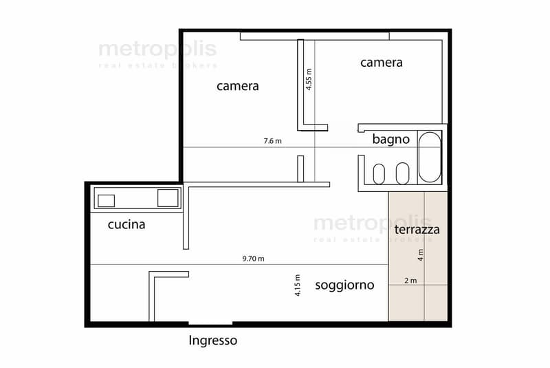 OCCASIONE - AMPIO 3.5 LOCALI CON BOX E VISTA APERTA A LUGANO (9)