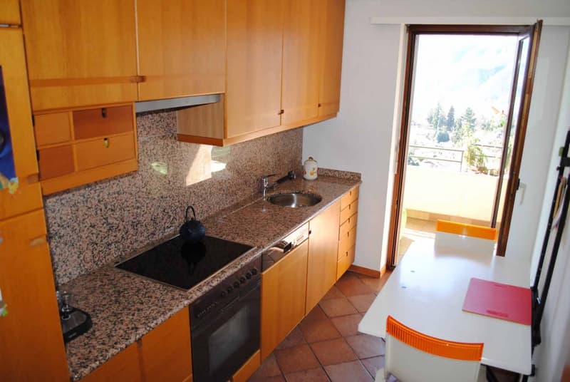 ATTICO DUPLEX MANSARDATO 5.5 LOCALI CON PISCINA A COMANO (3)