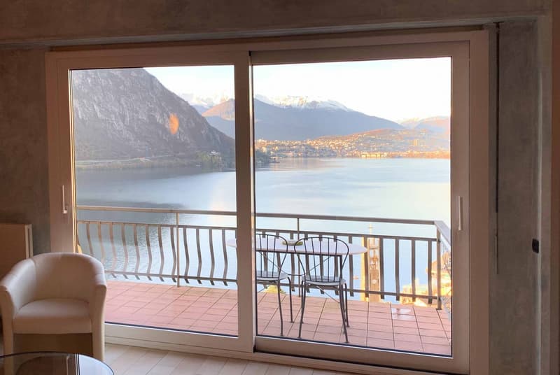 GRANDE 3.5 LOCALI CON BALCONE E VISTA LAGO APERTA A CAMPIONE (4)