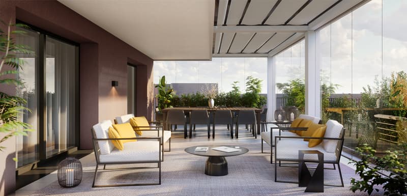 BILOCALE DI DESIGN CON AMPIO TERRAZZO A MILANO (1)